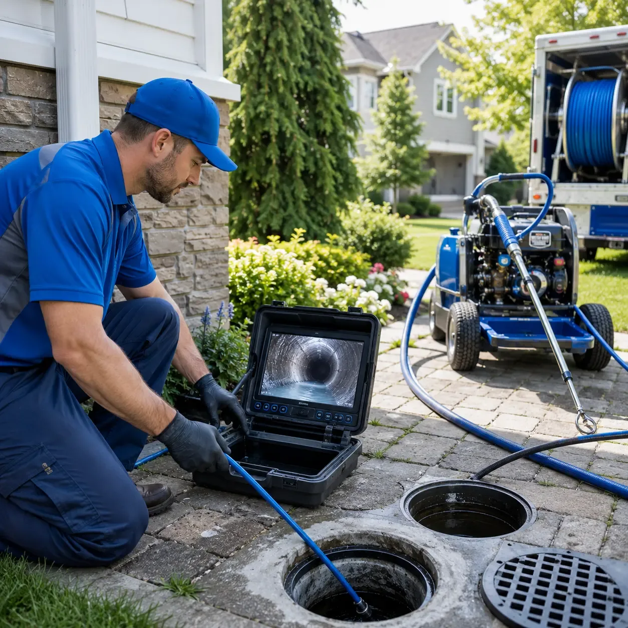 Outdoor drain cleaning professionals serving Arkdale, WI